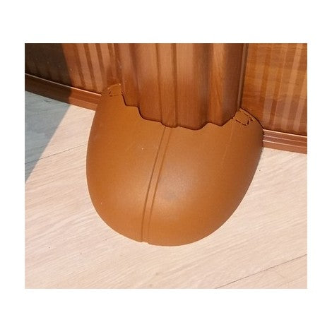 Protector inferior GRE PIPIW imitación madera para piscina desmontable