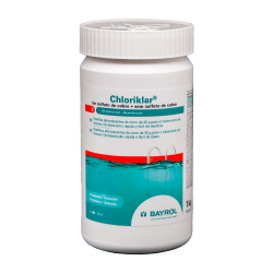 Chloriklar. Cloro tabletas efervescentes 20 g., 1 Kg. BAYROL.