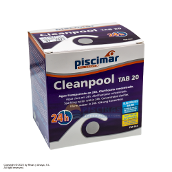 Cleanpool TAB 20. PM-663. Clarificante técnico. 240 gr.