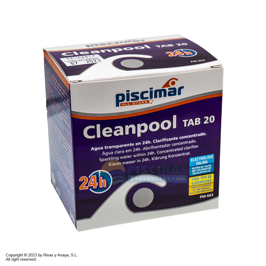 Clarifiant Cleanpool TAB 20 - Bel'O Piscine