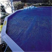 Covered summer swimming pool GRE Ø545 cm CPR550