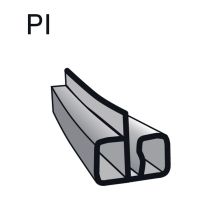 Low PVC profile for swimming pools Gre and ref. PC300940WP