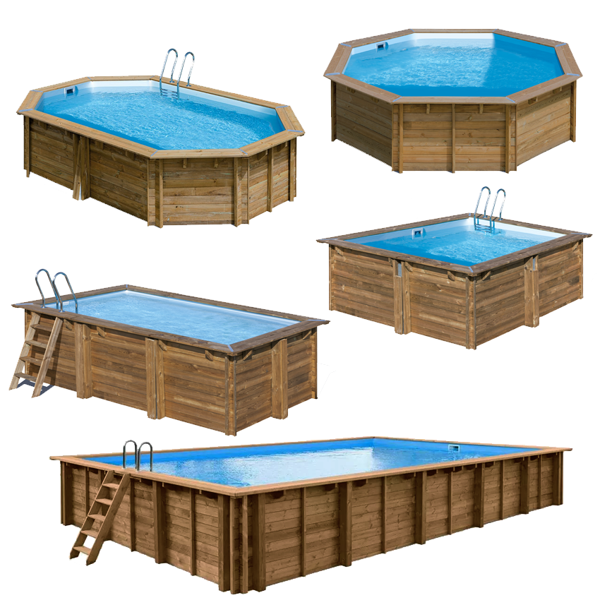 ▷ Comprar piscinas de madera desmontables