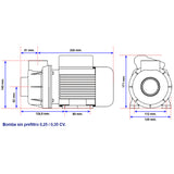 Filtro depuradora monobloc 300 con bomba. QP