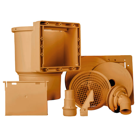 Skimmer Gre marrón AR100W con boquilla de impulsión