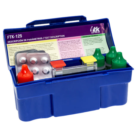 FTK-125 Test cloro libre, cloro total, bromo, pH y Alcalinidad