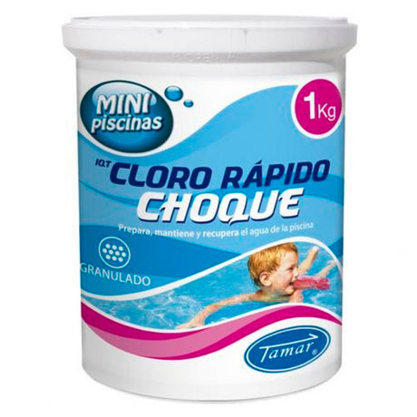 Cloro choque mini piscina 1kg Tamar