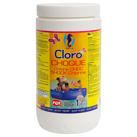 Cloro choque grano HIP 1kg. PQS