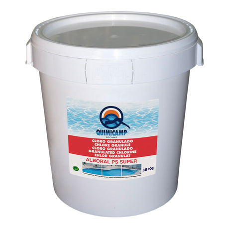 Alboral PS Super Cloro granulado , 30 kg. QUIMICAMP