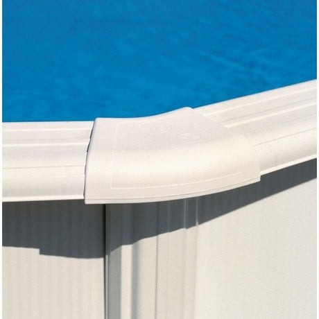 Embellecedor playa zona curva blanco, piscinas Gre. Ref. PIN15P.