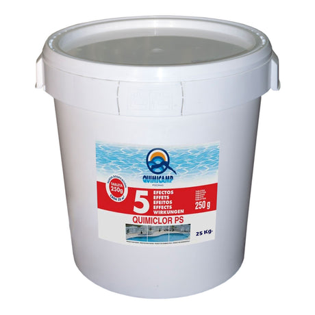 Cloro tabletas Quimiclor PS 5 Efectos, 25 Kg. QUIMICAMP