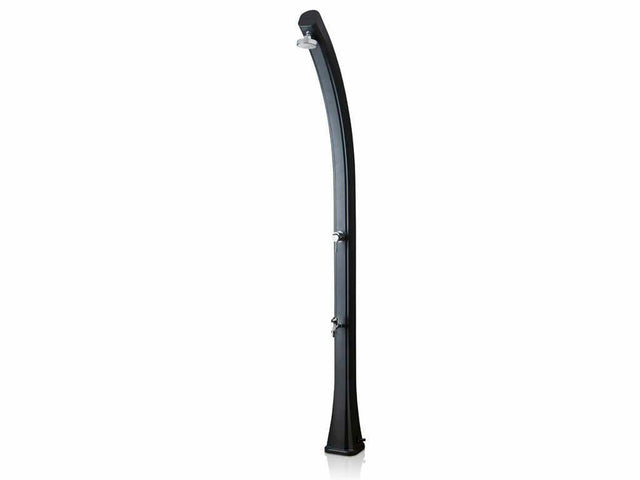 Ducha solar curva 25 L. con grifo lavapies GRE