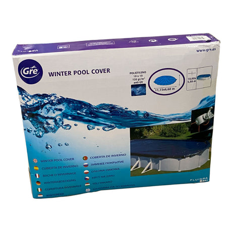 Cubierta piscina invierno de GRE 1115x660 cm CIPROV1001.