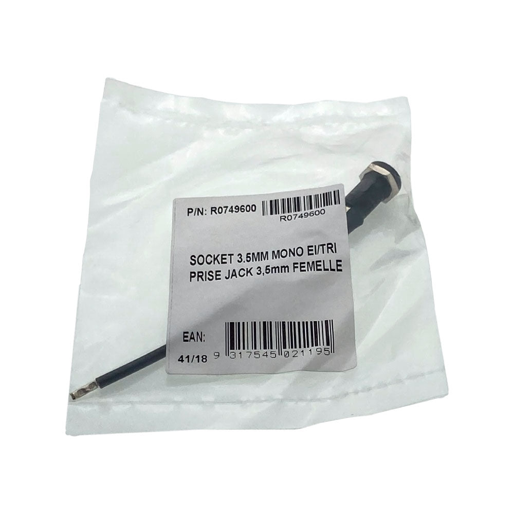 Conector hembra jack 3,5 mm flow switch para Electrolisis Ei, Tri y Tri Expert de Zodiac