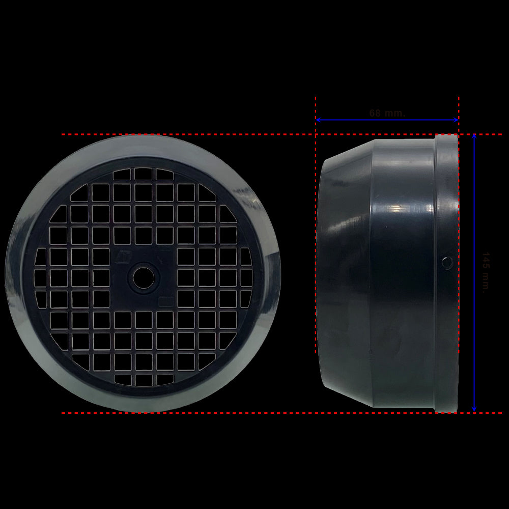 Tapa ventilador MEC 71 bombas Saci Óptima/Winner