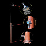 Ducha solar 9 l. GRE color madera. AR1009W