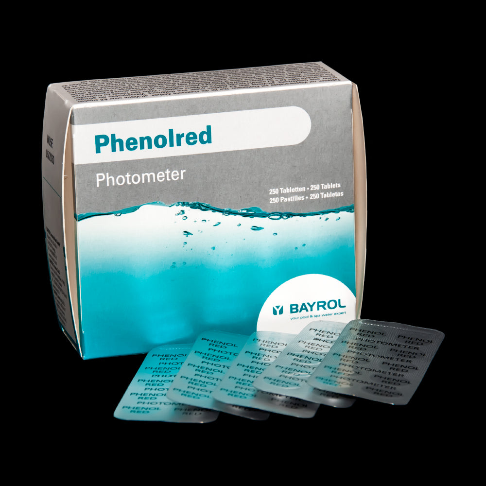 Reactivo pH tabletas Phenolred Photometer, 250 uds. Bayrol