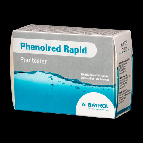 Reactivo pH tabletas Phenolred Rapid, 250 uds. Bayrol
