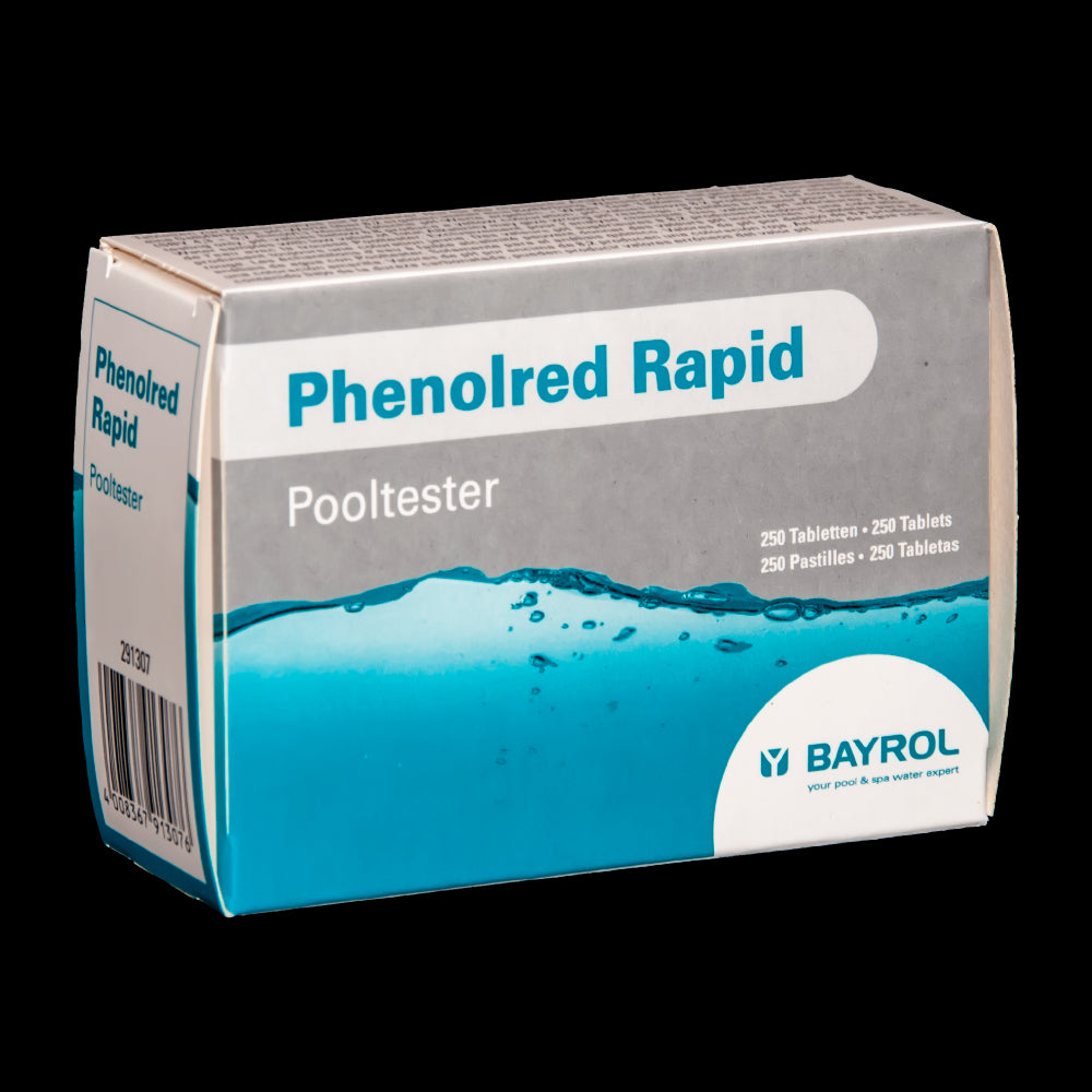 Reactivo pH tabletas Phenolred Rapid, 250 uds. Bayrol