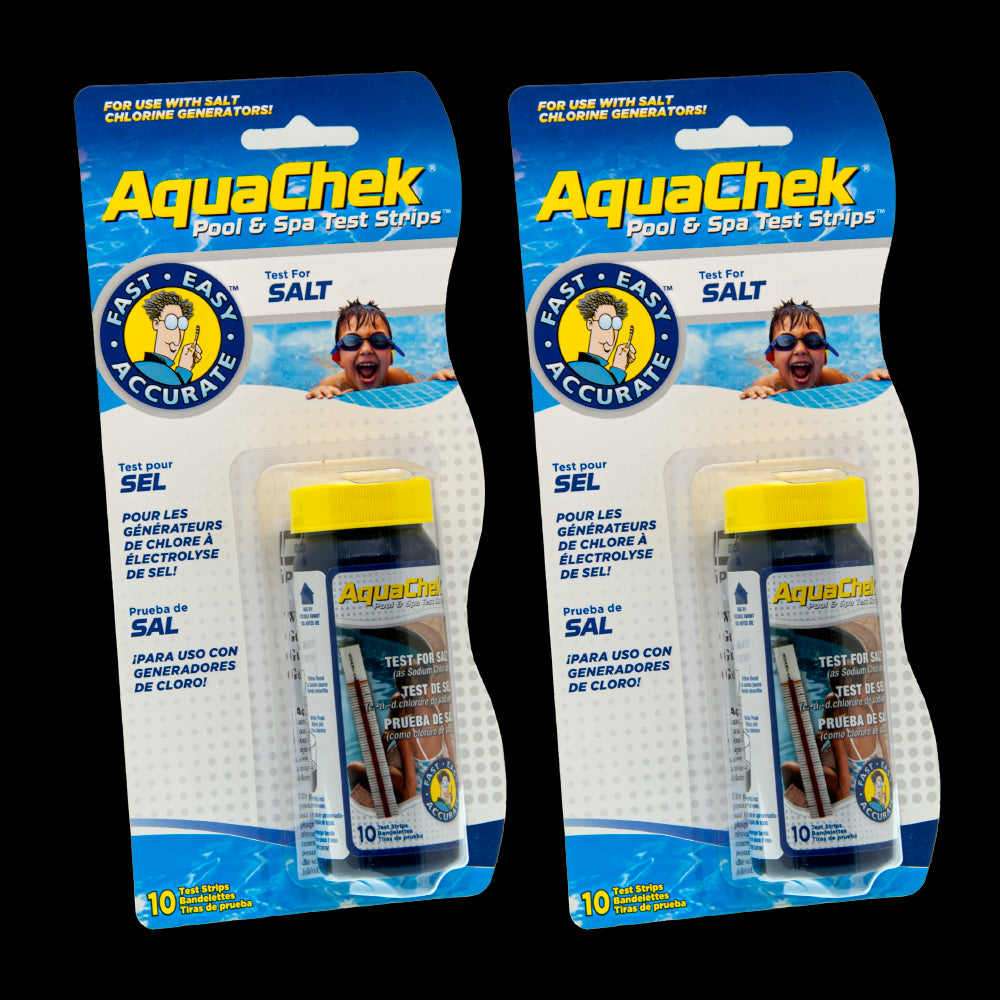 Pack de 2 Tiras analíticas Aquachek salt blanco para niveles de sal.