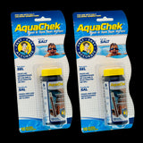 Pack de 2 Tiras analíticas Aquachek salt blanco para niveles de sal.