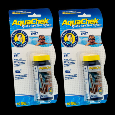 Pack de 2 Tiras analíticas Aquachek salt blanco para niveles de sal.