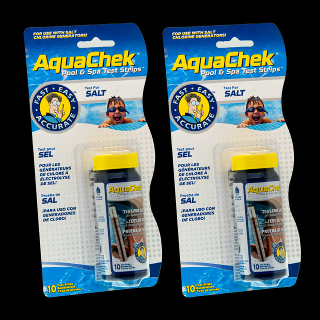 Pack de 2 Tiras analíticas Aquachek salt blanco para niveles de sal.