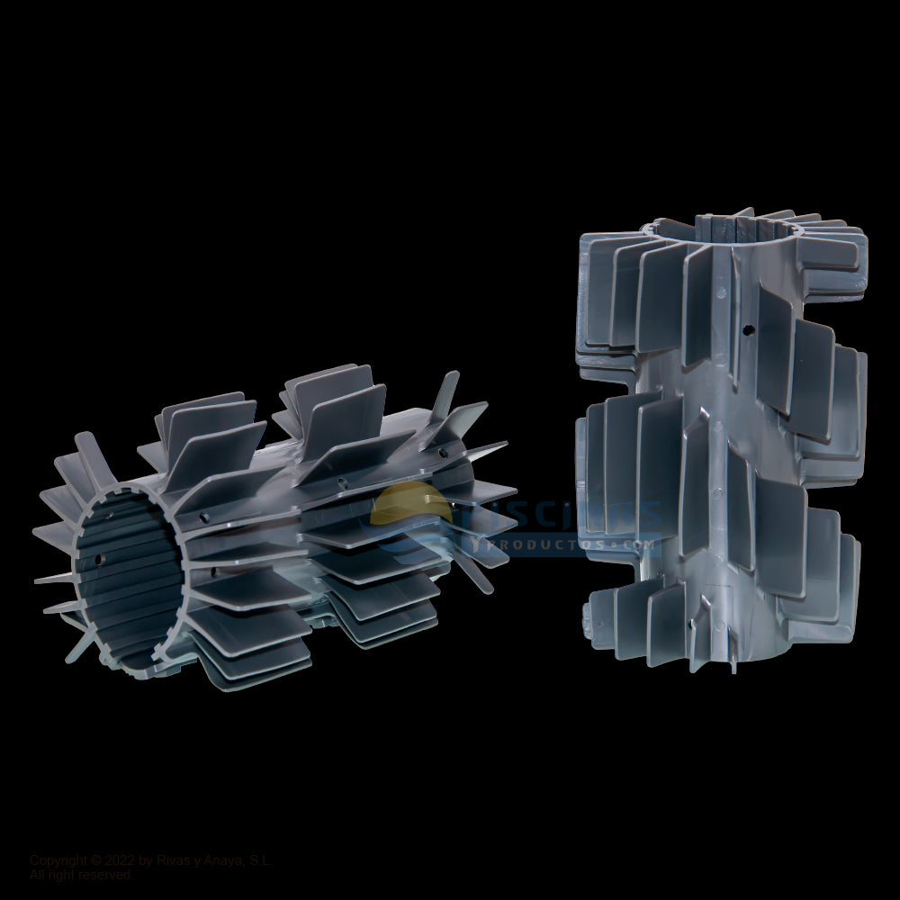 Recambio cepillos robot Zodiac CN gris claro. Pack 2 uds.