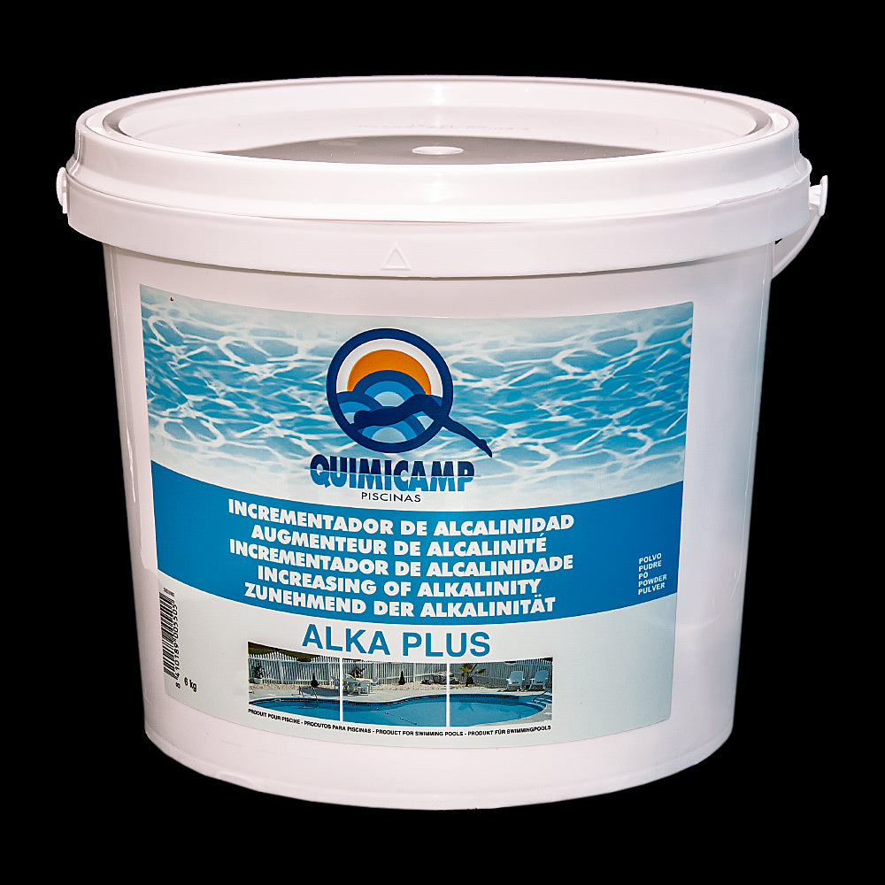 Alka Plus, incrementador de alcalinidad, 6 kg. Quimicamp.