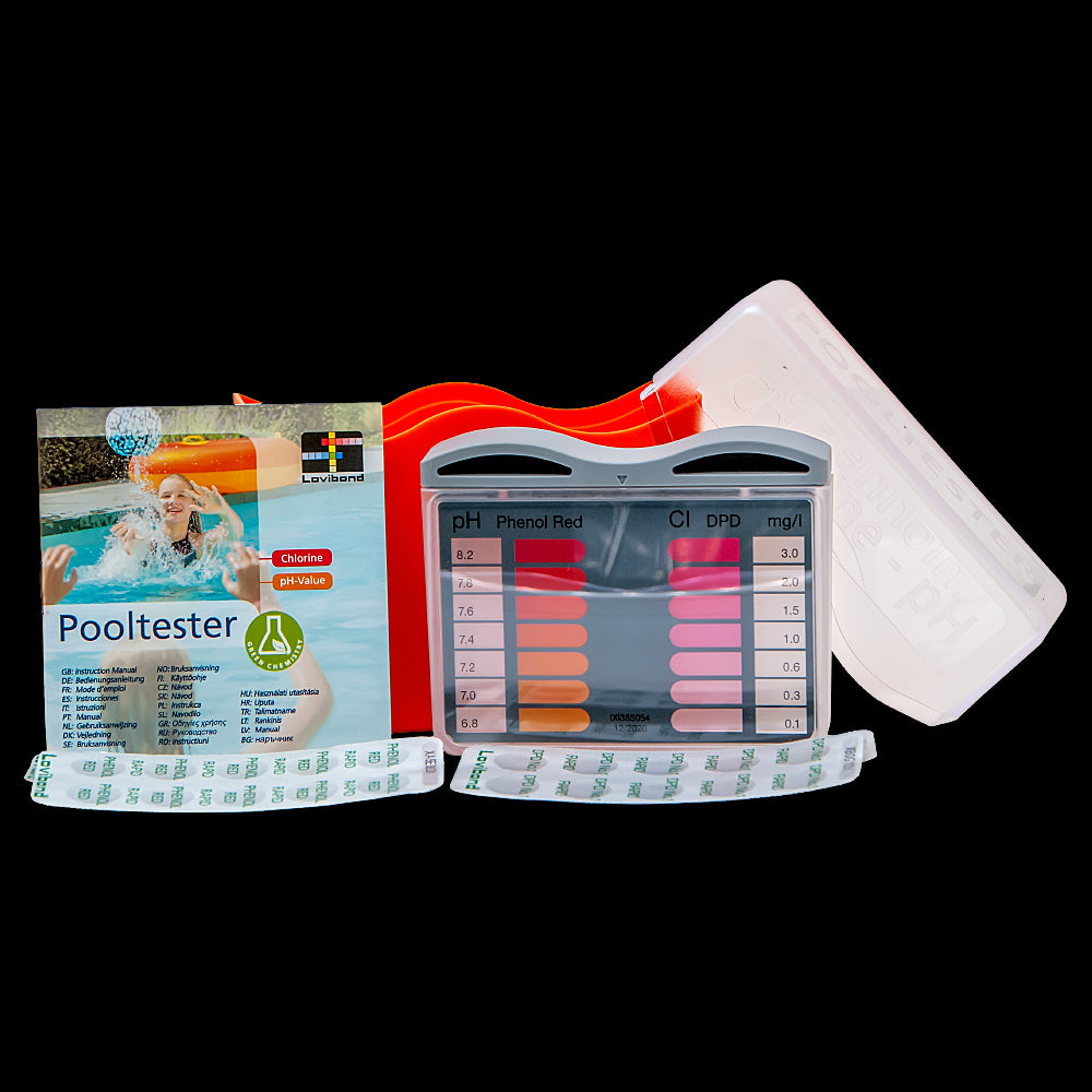 Estuche analizador Pooltester Cloro y pH Lovibond.