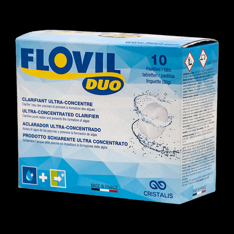 Flovil DUO. Clarificante ultraconcentrado con alguicida. Cristalis.