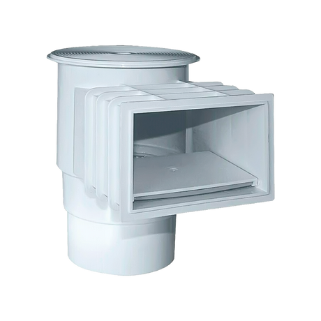 Skimmer standard boca 200 mm. Tapa redonda. QP