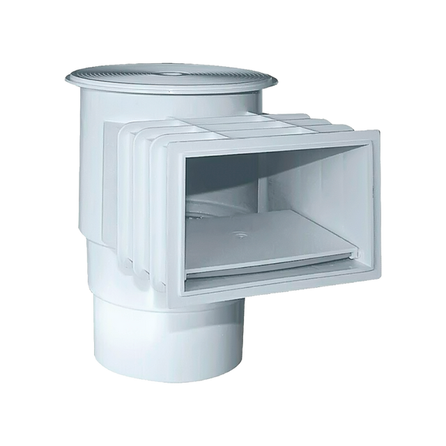 Skimmer standard boca 200 mm. Tapa redonda. QP