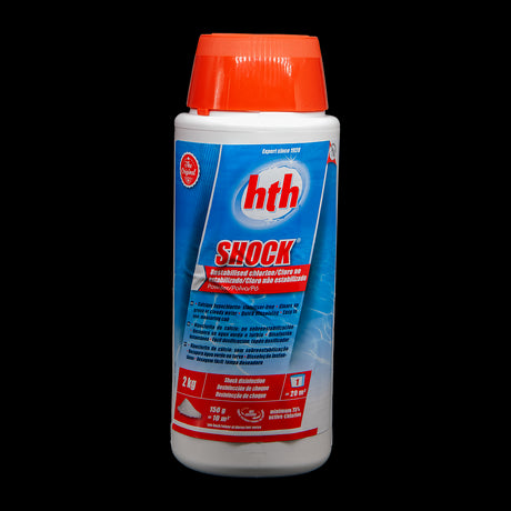HTH SHOCK cloro choque en polvo, 2 kg.