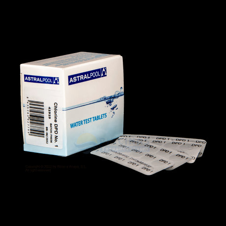 Reactivo DPD-1 para fotómetros, caja 250 tabletas. Astralpool.