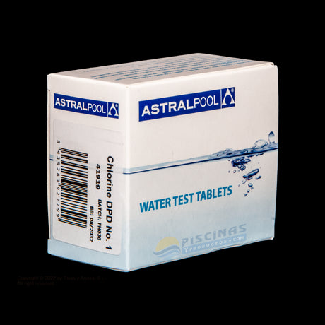 Reactivo DPD-1 para fotómetros, caja 250 tabletas. Astralpool.