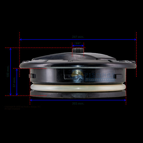 Tapa Rapid completa filtros Astralpool con manómetro