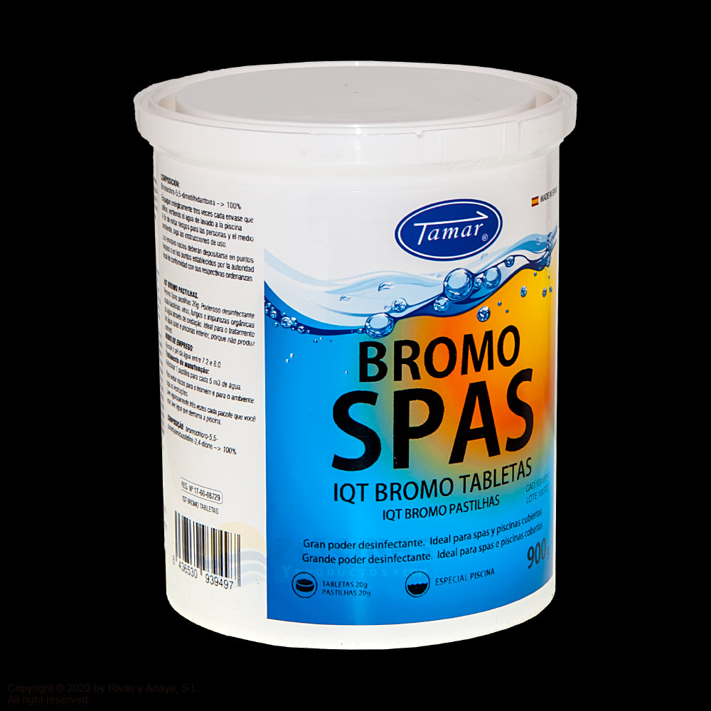 Bromo Spas. Bromo tabletas 20 g. Tamar. 0,9 kg.