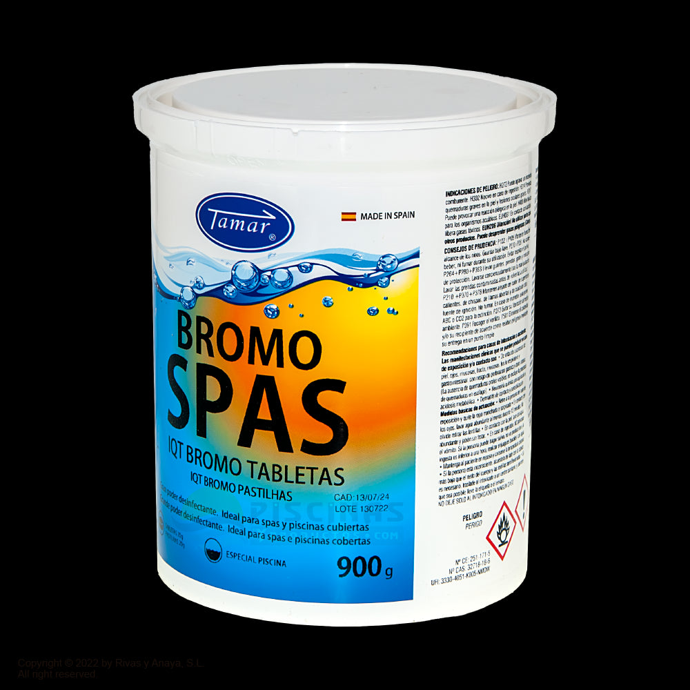 Bromo Spas. Bromo tabletas 20 g. Tamar. 0,9 kg.