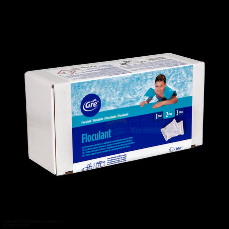 Floculante en cartuchos GRE. 1 kg.