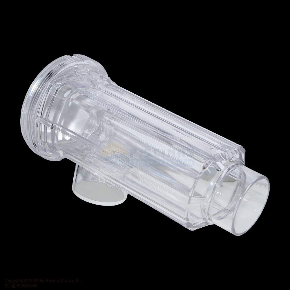 Vaso transparente célula clorador salino GRE.