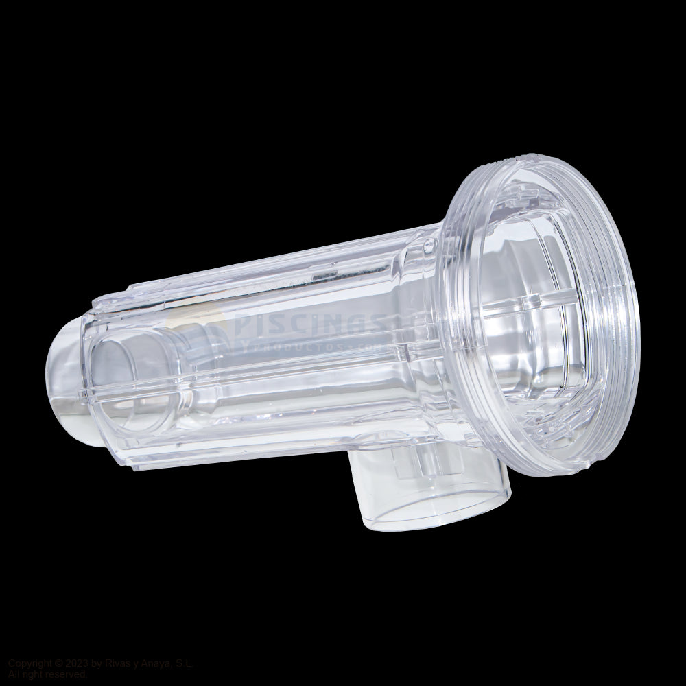 Vaso transparente célula clorador salino GRE.