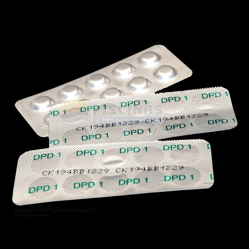 Reactivo DPD-1 para Pooltester, caja 250 tabletas. AstralPool.
