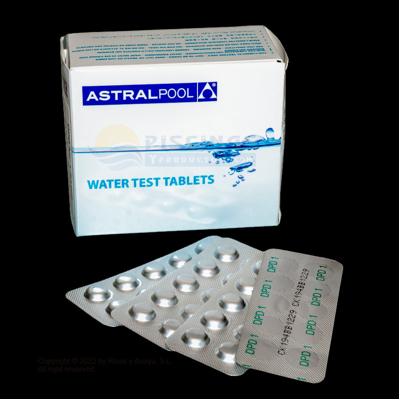 Reactivo DPD-1 para Pooltester, caja 250 tabletas. AstralPool.