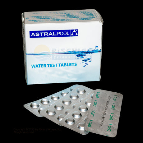 Reactivo DPD-1 para Pooltester, caja 250 tabletas. AstralPool.