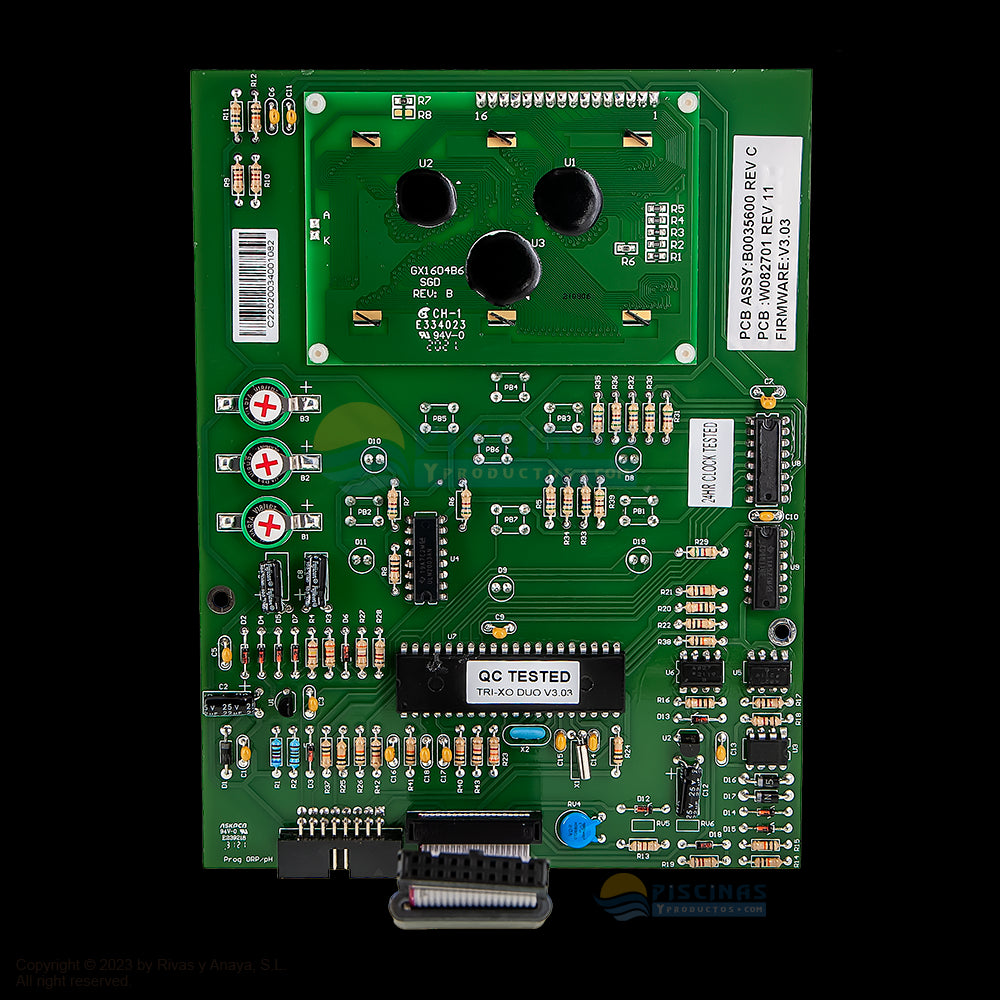 Tarjeta electrónica de control para Electrolisis Tri y Tri Expert de Zodiac