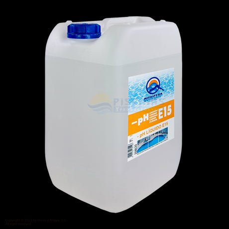 Reductor pH líquido E15, 20 L. Quimicamp.