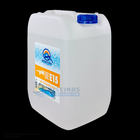 Reductor pH líquido E15, 20 L. Quimicamp.