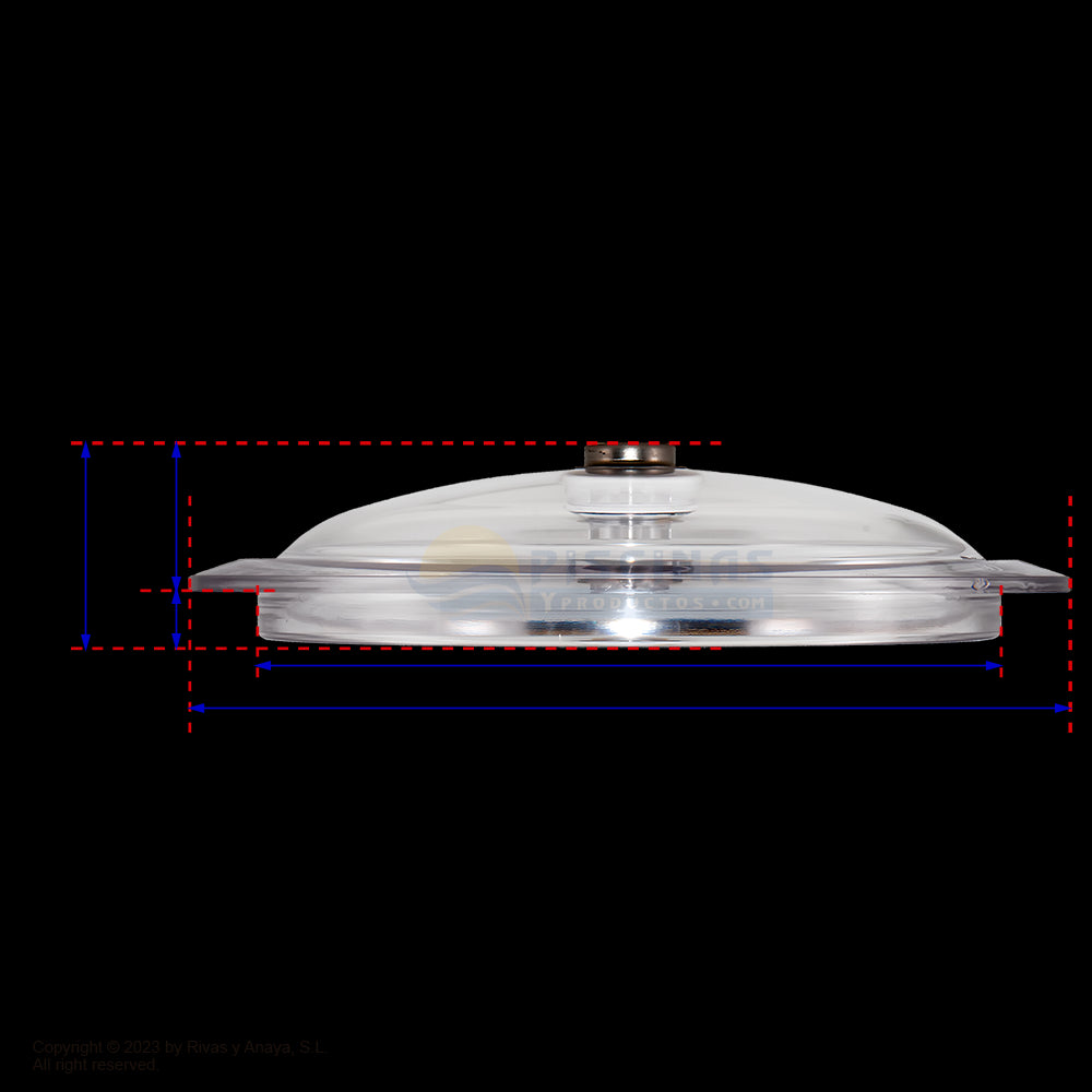 Tapa transparente mas junta para Filtro AstralPool Cantabric