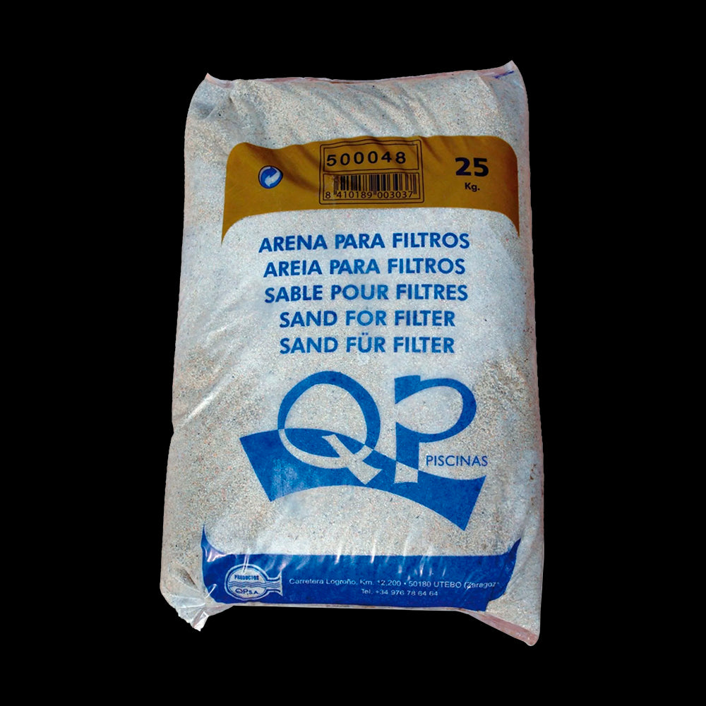 Saco arena de silex, 25 kgs. QP